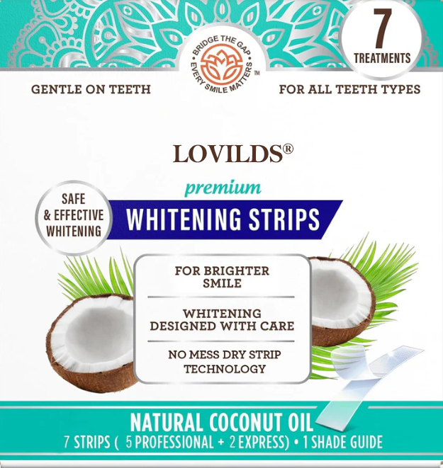 Advanced Dual-Action Teeth Whitening Strips: Professional Brightening & Stain Removal