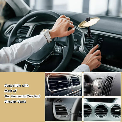 Car Cymbal Air Vent Mini Drum BeatRide Pro