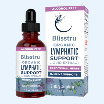 Organic Lymphatic Drainage Drops-100% Natural & Toxin-Free