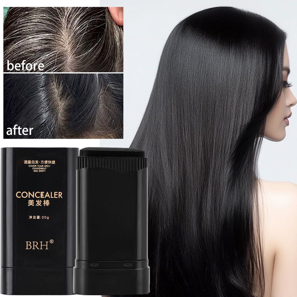 2 in1 Hair Dye Stick
