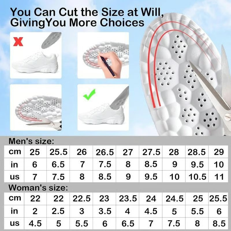 4D Cloud Technology Insole - Super Soft!