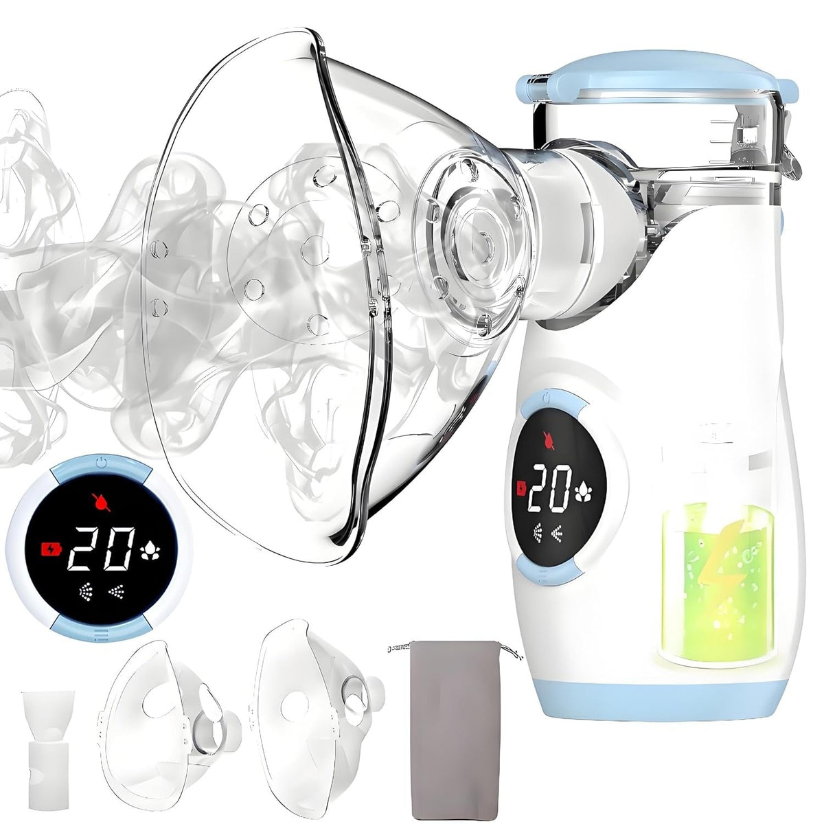 LUXSTRU's Mesh Nebulizer with Intuitive LED Interface