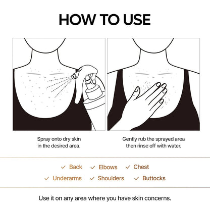 Blisstru's Body Peel Shot Spray