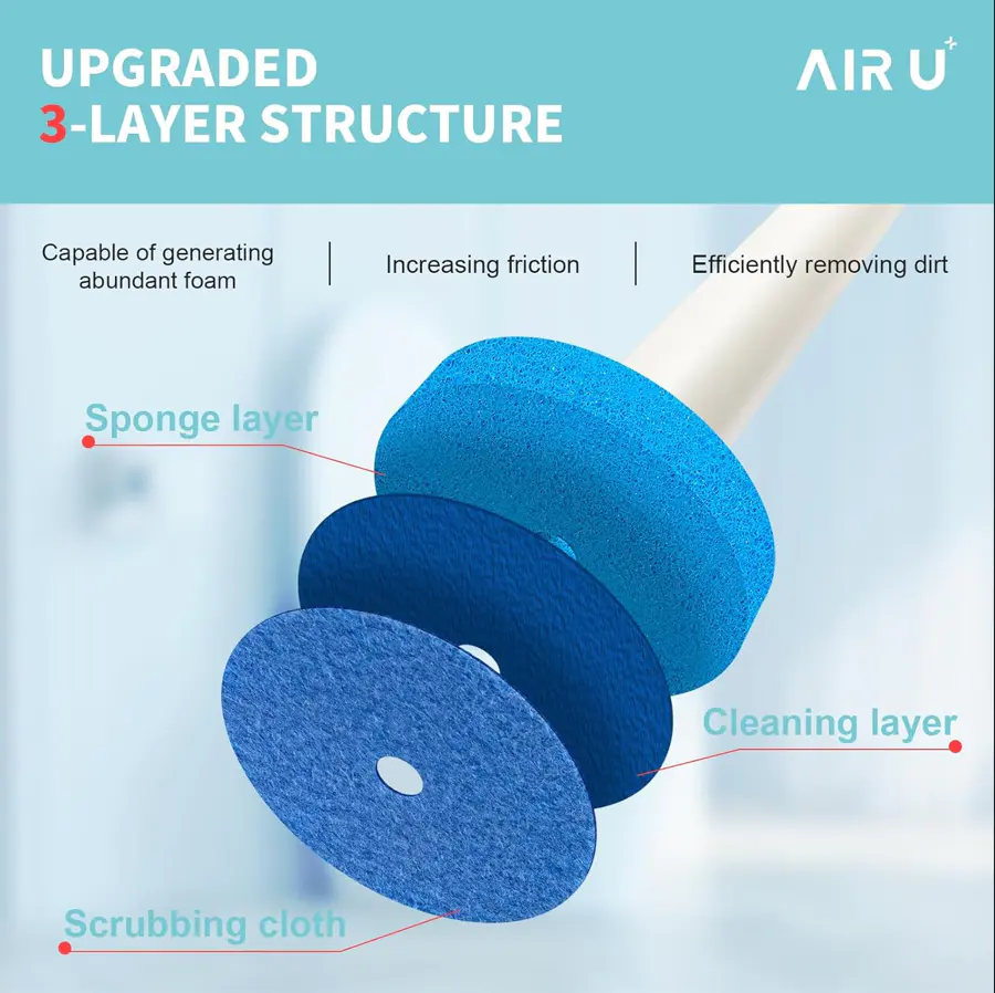 Disposable Toilet Brush Refills